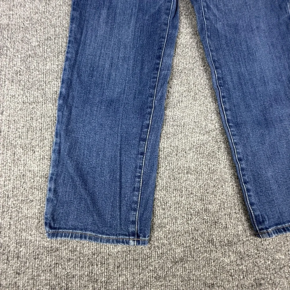 Talbots Modern Ankle Jeans Womens 4 Medium Wash Blue High Rise‎ Straight Denim